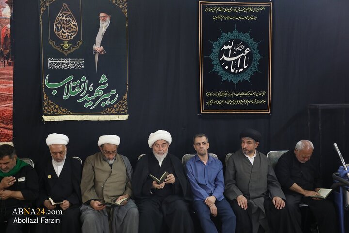مراسم بزرگداشت رهبر شهید انقلاب از سوی آیت‌الله سیستانی در قم