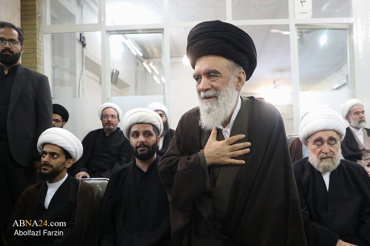 مراسم بزرگداشت رهبر شهید انقلاب از سوی آیت‌الله سیستانی در قم