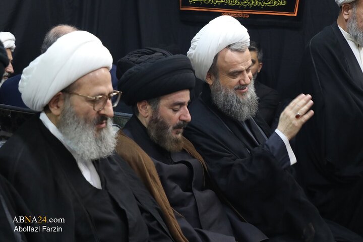 مراسم بزرگداشت رهبر شهید انقلاب از سوی آیت‌الله سیستانی در قم
