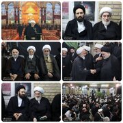 Seremonya ng paggunita sa Pinunong Martir ng Rebolusyon na inorganisa ni Ayatollah Sistani sa Qom