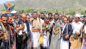 تقرير مصور/ لقاء قبلي مسلح في محافظة "إب" اليمنية يؤكد الجهوزية والاستنفار