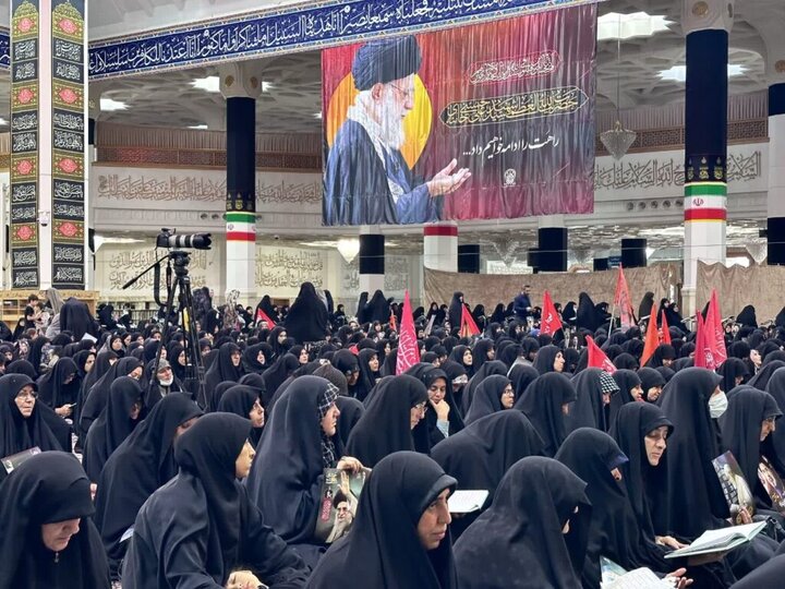 فریاد خون‌خواهی زنان قم از قاتلان امام شهید ایران