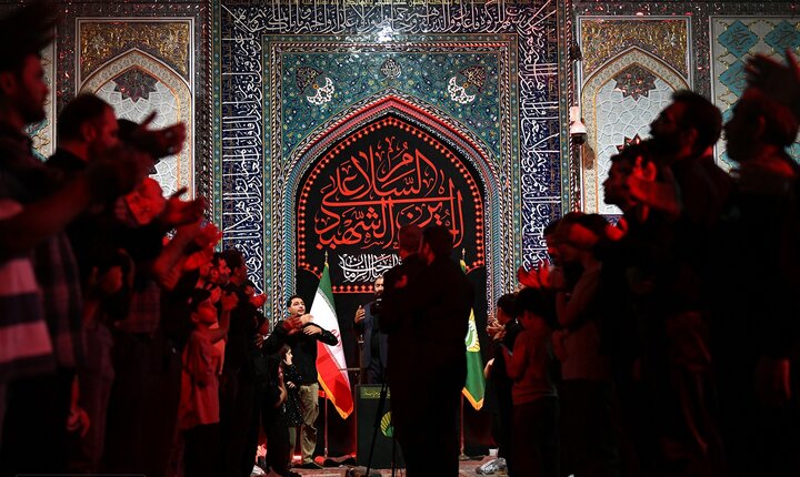 گزارش تصویری/ مراسم عزاداری دهه سوم محرم در حرم حضرت عبدالعظیم(ع)