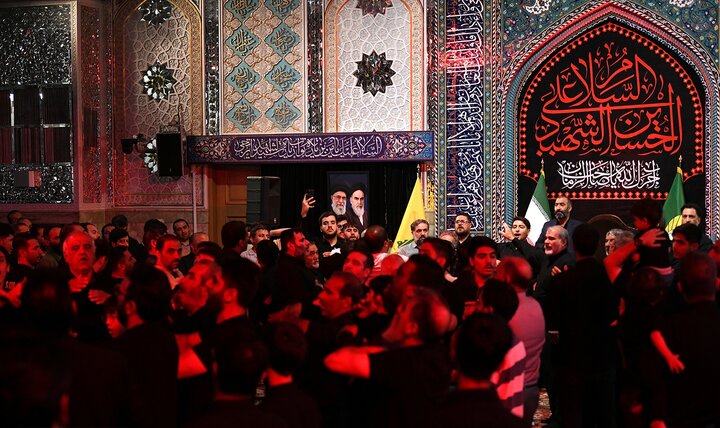 گزارش تصویری/ مراسم عزاداری دهه سوم محرم در حرم حضرت عبدالعظیم(ع)