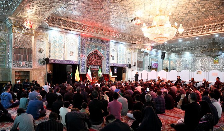 گزارش تصویری/ مراسم عزاداری دهه سوم محرم در حرم حضرت عبدالعظیم(ع)