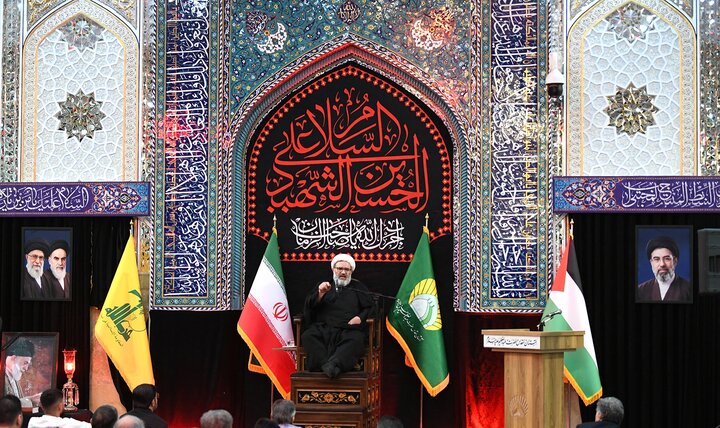 گزارش تصویری/ مراسم عزاداری دهه سوم محرم در حرم حضرت عبدالعظیم(ع)