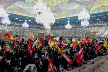 Photos: Mourning Ceremony of Martyred Leader by Afghan Women at Hazrat Masoumeh Holy Shrine