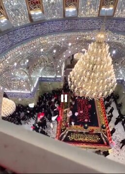 Video| Mga Hindi Pa Nakitang Larawan mula sa Ilalim ng Dome ng Banal na Dambana ni Hazrat Abbas (sumakanya nawa ang kapayapaan) sa Panahon ng Pag-ikot