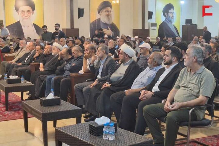 مراسم بزرگداشت نخستین سالگرد شهادت حاج رمضان در بیروت برگزار شد + تصاویر