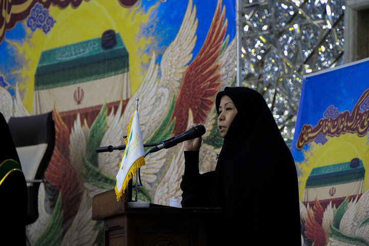 Photos: Mourning Ceremony of Martyred Leader by Afghan Women at Hazrat Masoumeh Holy Shrine