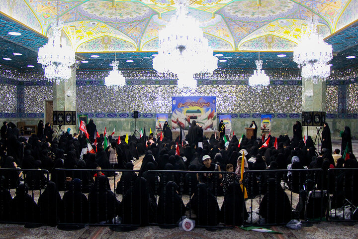 Photos: Mourning Ceremony of Martyred Leader by Afghan Women at Hazrat Masoumeh Holy Shrine