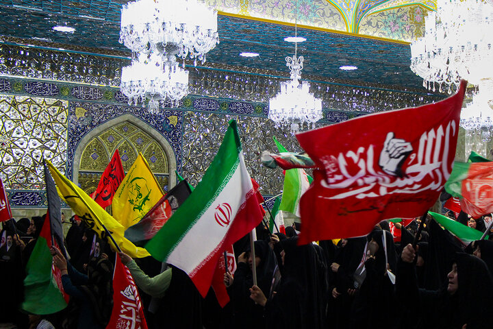 Photos: Mourning Ceremony of Martyred Leader by Afghan Women at Hazrat Masoumeh Holy Shrine