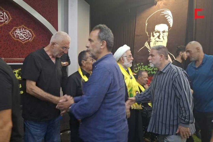 پیکر شهید «سید محمد حسن خلیل حسین» در ضاحیه جنوبی بیروت تشییع شد