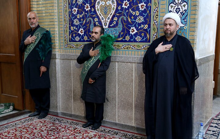 گزارش تصویری/ مراسم گرامیداشت رهبر شهید در حرم حضرت عبدالعظیم(ع)