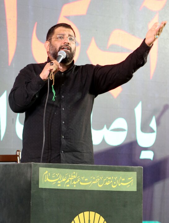 گزارش تصویری/ مراسم گرامیداشت رهبر شهید در حرم حضرت عبدالعظیم(ع)