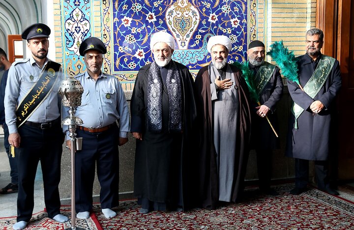گزارش تصویری/ مراسم گرامیداشت رهبر شهید در حرم حضرت عبدالعظیم(ع)