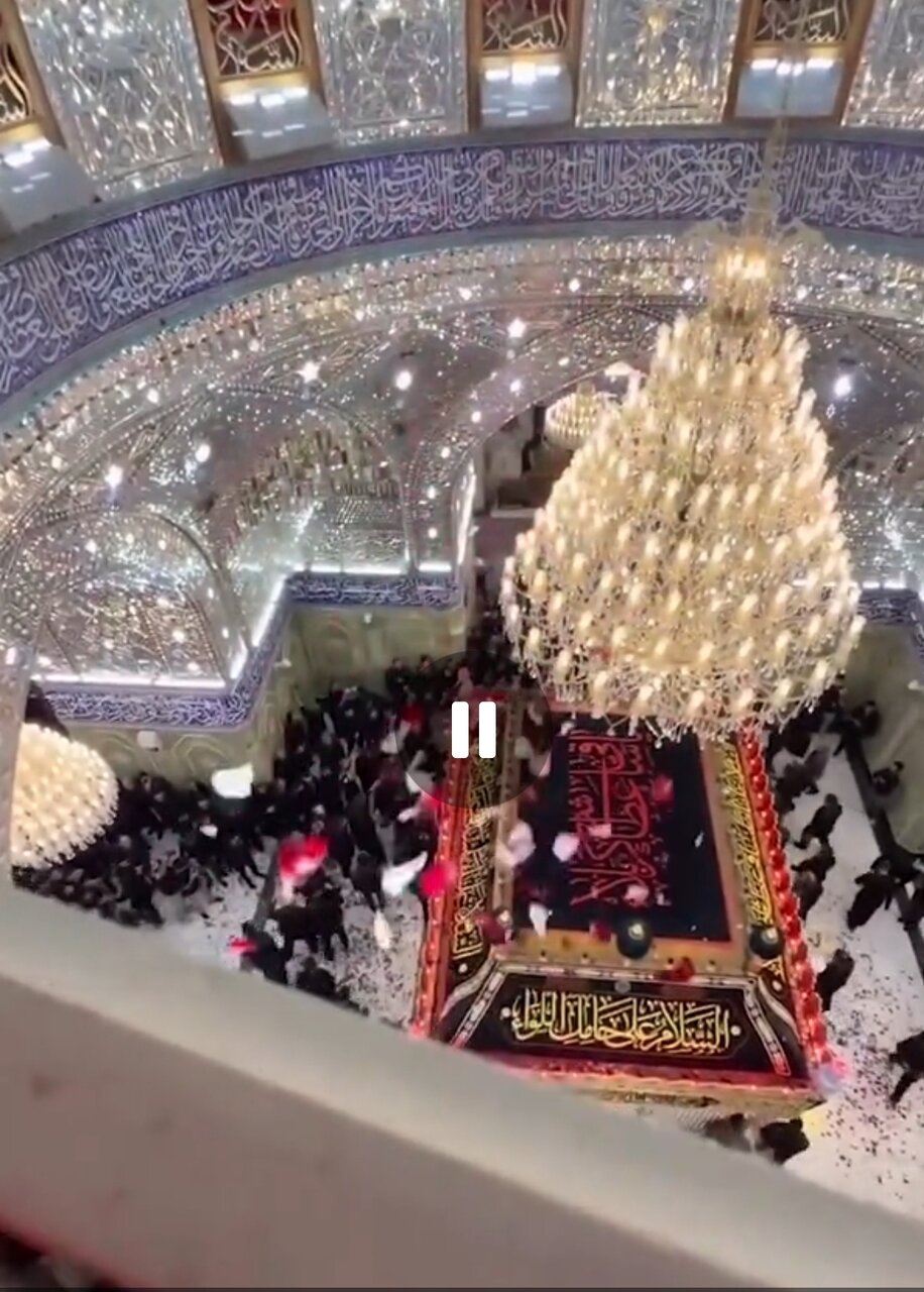 Video| Mga Hindi Pa Nakitang Larawan mula sa Ilalim ng Dome ng Banal na Dambana ni Hazrat Abbas (sumakanya nawa ang kapayapaan) sa Panahon ng Pag-ikot