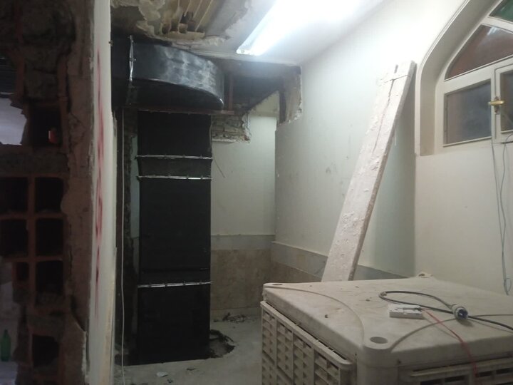 گزارش تصویری/ مراحل بازسازی مسجد جامع ابوذر