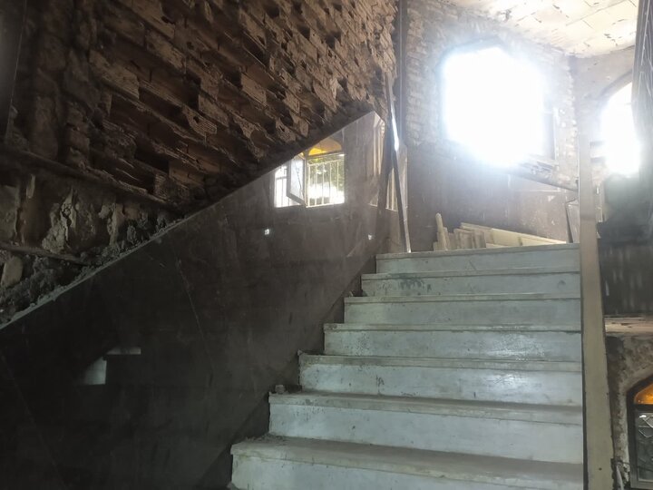 گزارش تصویری/ مراحل بازسازی مسجد جامع ابوذر