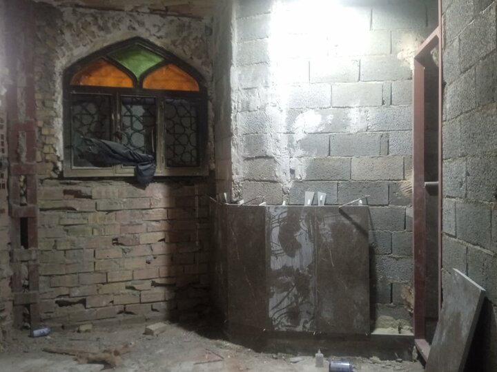 گزارش تصویری/ مراحل بازسازی مسجد جامع ابوذر