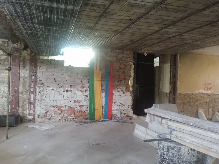 گزارش تصویری/ مراحل بازسازی مسجد جامع ابوذر
