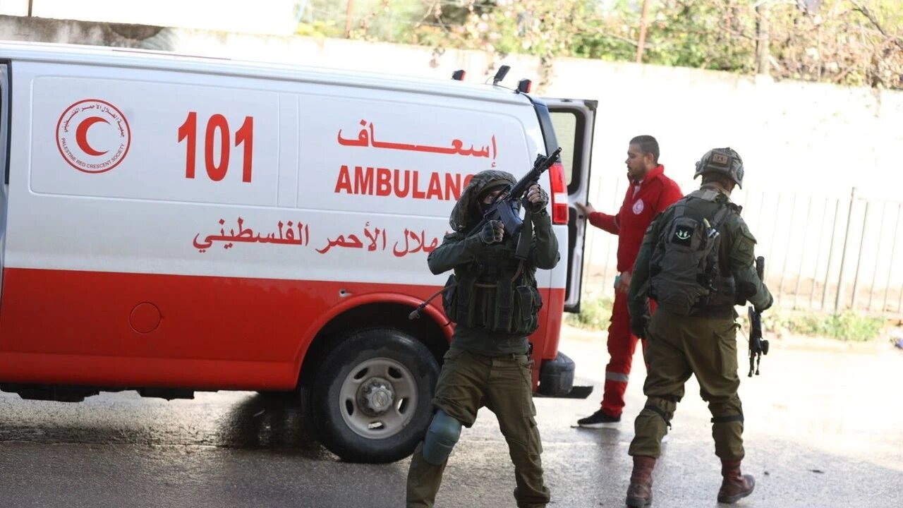 Siyonist İsrail ambulansı alıkoydu, Filistinli kadın şehit oldu