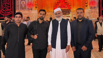 سابق امیر جماعت اسلامی پاکستان سراج الحق حرمِ امام حسینؑ کی دعوت پر کربلاعراق پہنچ گئے