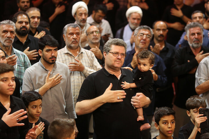 Photos: Hazrat Ruqayya Mourning Ceremony Held at Fatima Masoumeh Holy Shrine