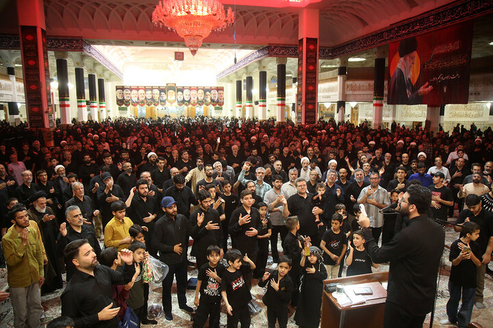 Photos: Hazrat Ruqayya Mourning Ceremony Held at Fatima Masoumeh Holy Shrine
