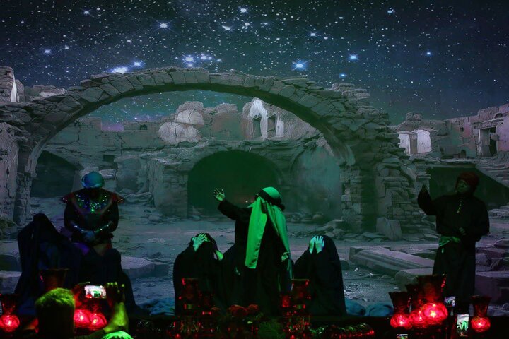گزارش تصویری/ بزرگترین سفره حضرت رقیه(س) در میدان امام حسین(ع)