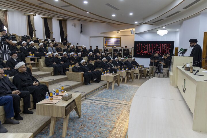 تقرير مصور/ الدعوة الى إعادة قراءة سيرة الإمام الحسن (ع) وفق مناهج علمية رصينة