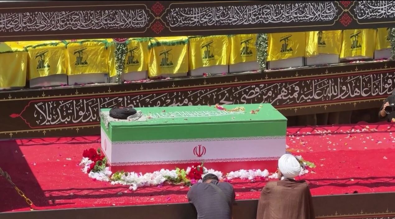 Hezbollah Holds Funeral for Dozens of Its Fighters in Southern Lebanon