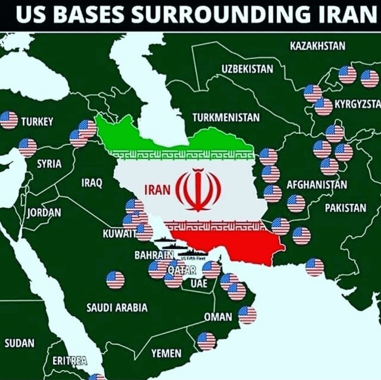 Kambi Zilizozunguka Iran Zageuka Kuwa Ramani ya Malengo: Somo la Qur’ani Kuhusu Nguvu na Maandalizi