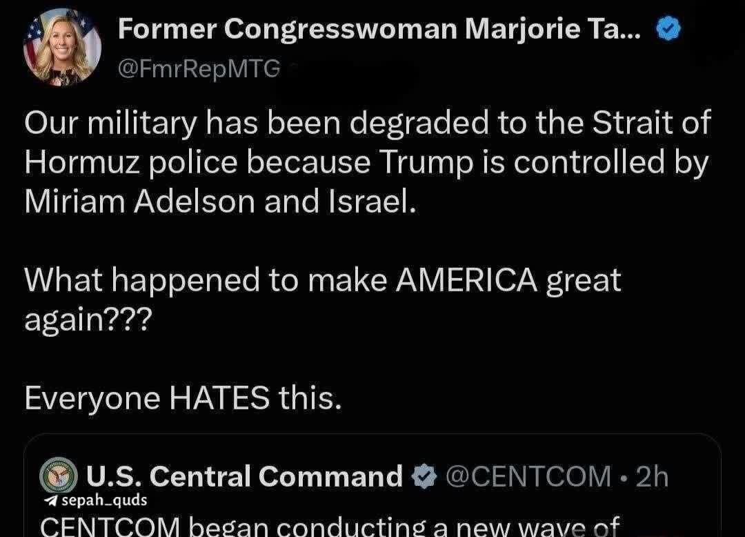Margery Taylor Greene: Si Trump ay nasa ilalim ng impluwensya ng Israel