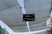 تقرير مصور/ استعدادًا لزيارة الأربعين...نشر اللافتات الإرشادية في محيط العتبة العباسية المقدسة
