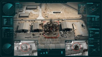 مواقع حساسة أنظمة باتريوت والرادارات حظائر الطائرات في مرمى القوات المسلحة الايرانية