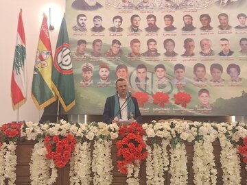 Photos: Lebanese Amal Movement Holds Husayni Mourning Ceremony for Burj al‑Shamali Martyrs