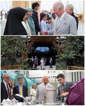 Binisita ni Charles III ang Unang Green Mosque sa Europa