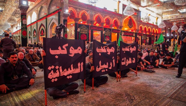 تقرير مصور/ حضور المواكب الحسينية من مختلف مناطق العراق في كربلاء المقدسة