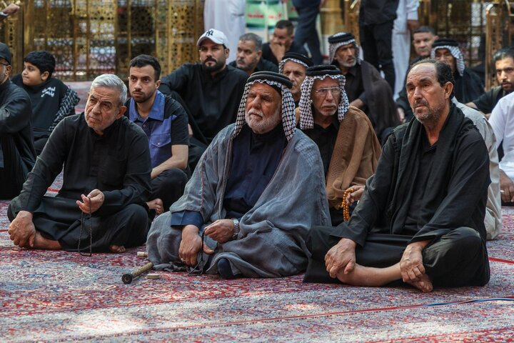 تقرير مصور/ إقامة مجلس عزاء في ذكرى شهادة الإمام الحسن (ع) في مرقد أبي الفضل العباس (ع)