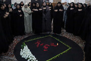 Photos: Mourning Ceremony by Arabic-Speaking Women at Imam Reza Holy Shrine