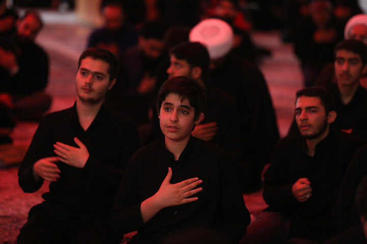 Photos: Imam Hasan mourning ceremony held at Hazrat Masoumeh holy shrine in Qom