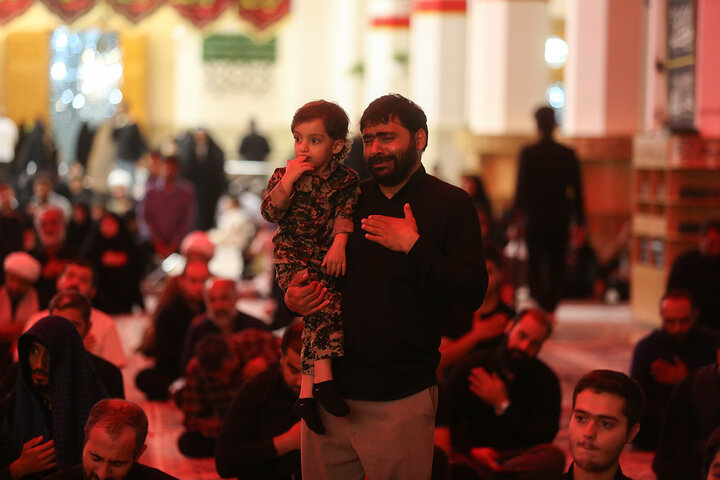 Photos: Imam Hasan mourning ceremony held at Hazrat Masoumeh holy shrine in Qom