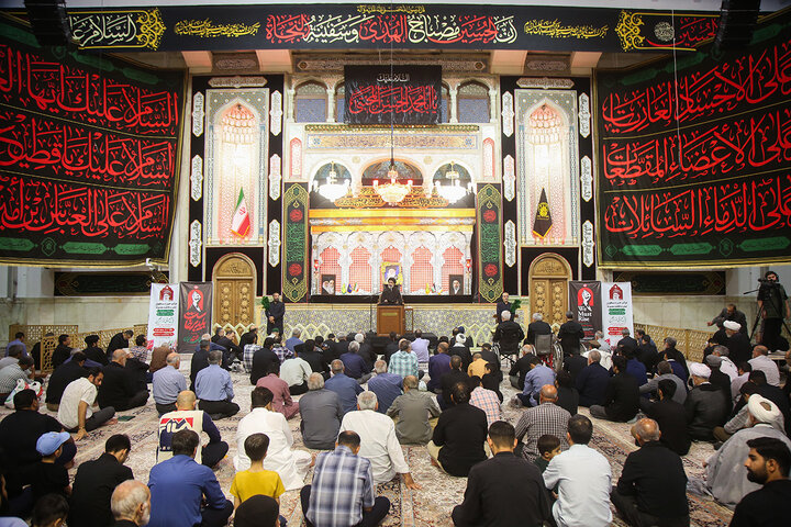 Photos: Imam Hasan mourning ceremony held at Hazrat Masoumeh holy shrine in Qom