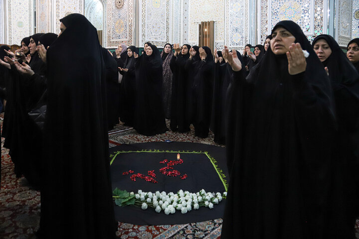 Photos: Mourning Ceremony by Arabic-Speaking Women at Imam Reza Holy Shrine