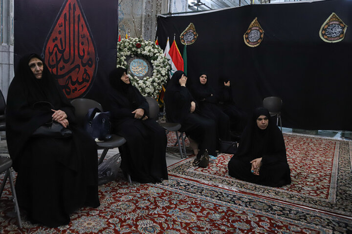 Photos: Mourning Ceremony by Arabic-Speaking Women at Imam Reza Holy Shrine
