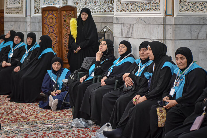 Photos: Azerbaijani Pilgrims visits Imam Reza Shrine