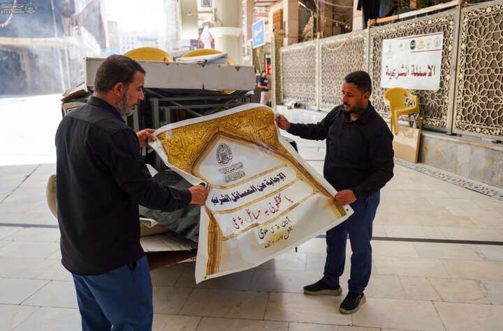 تقرير مصور/ العتبة العلوية المقدسة تواصل في خدماتها الدينية والإرشادية أثناء زيارة الأربعين