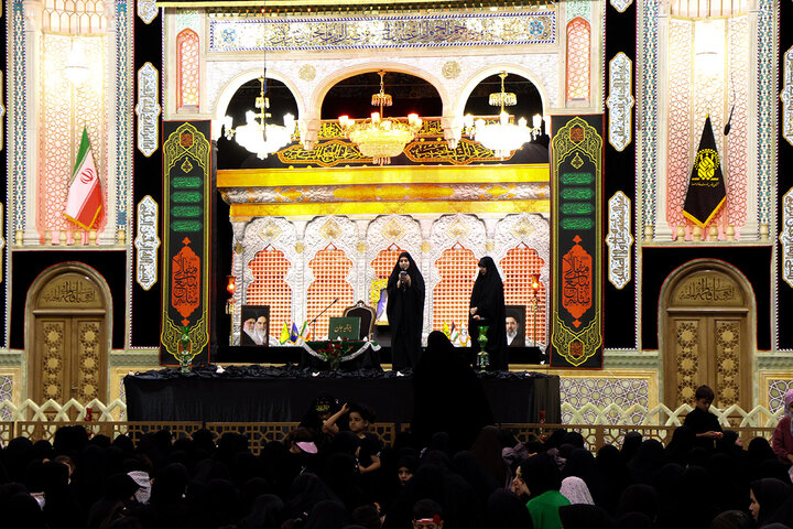 حضور پرشور دختران سه‌ساله قمی در همایش «به رسم رقیه»