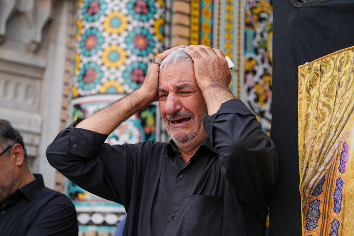عزاداری هیئات‌ مذهبی به مناسبت شهادت امام مجتبی(ع) در حرم قم